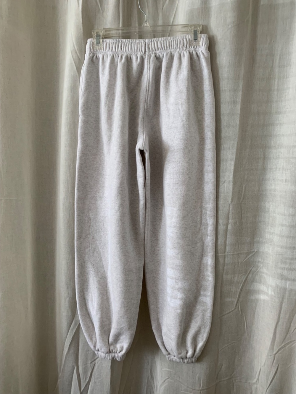 Wild Fable Heather Gray S Mid-Rise Baggy Cotton Blend Jogger Pants - Picture 6 of 10